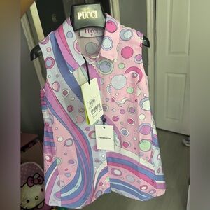 Emilio Pucci Pink and Purple Kids Dress